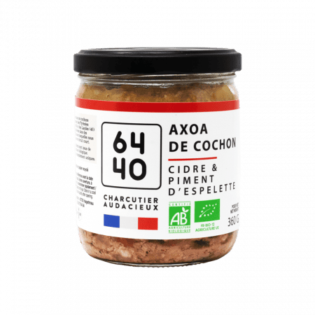 Pork Axoa with Espelette pepper and cider