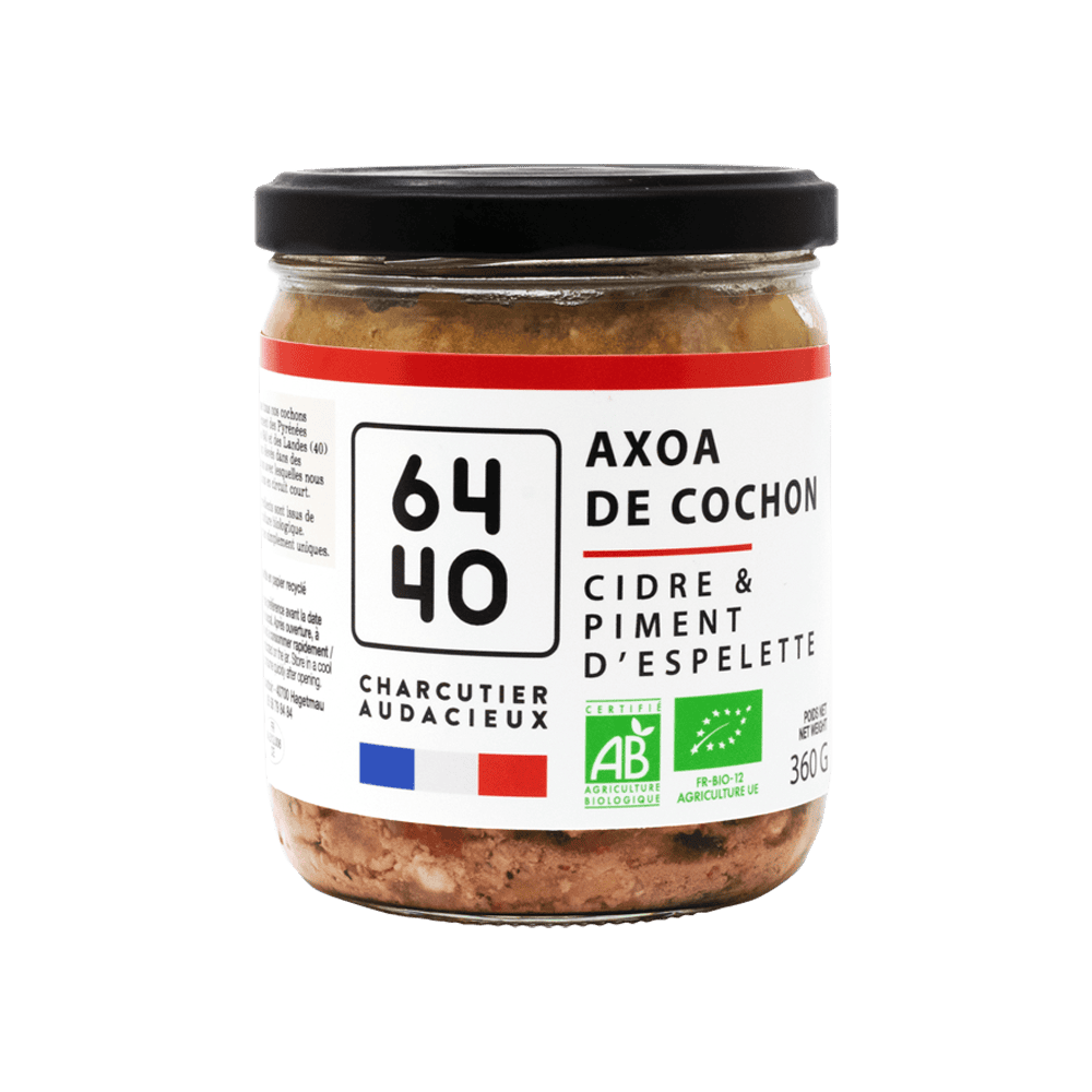 Pork Axoa with Espelette pepper and cider