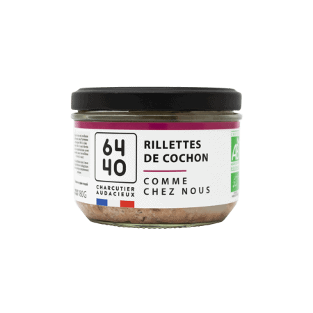 Organic pork rillettes