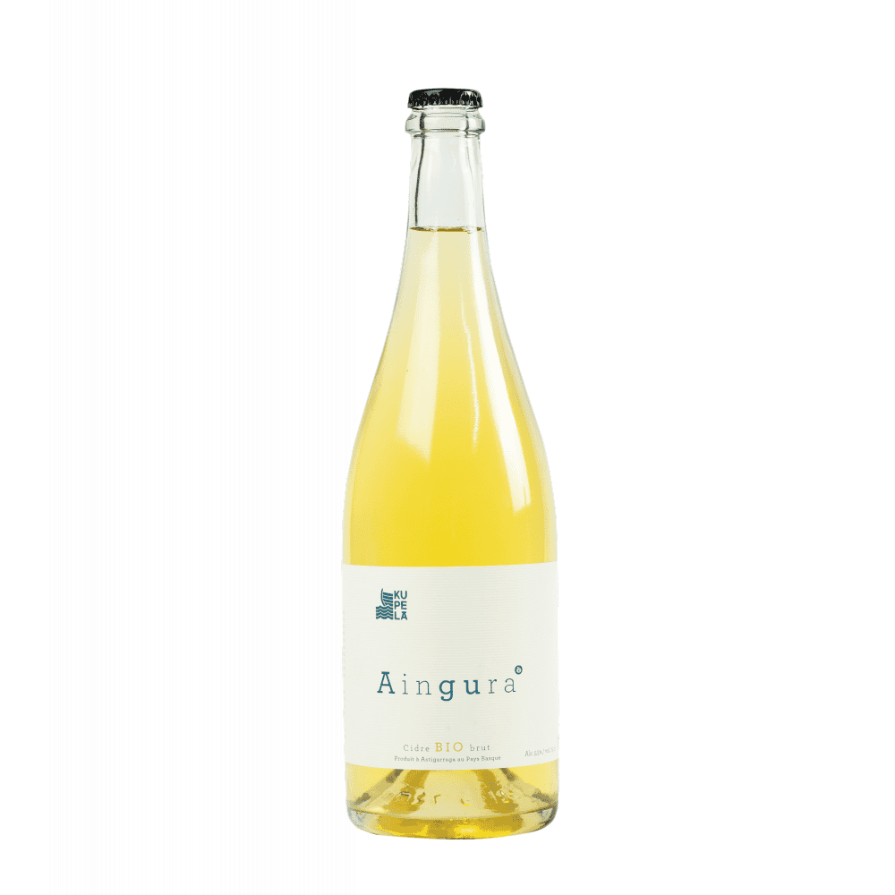 Aingura premium organic hard Basque cider 75cl