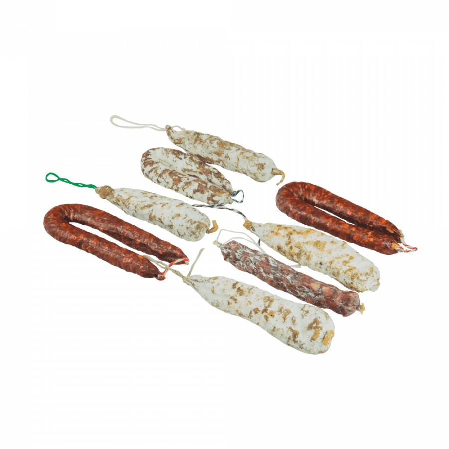 Lot de 8 saucissons / saucisses sèches Lot de 8 saucissons / saucisses sèches